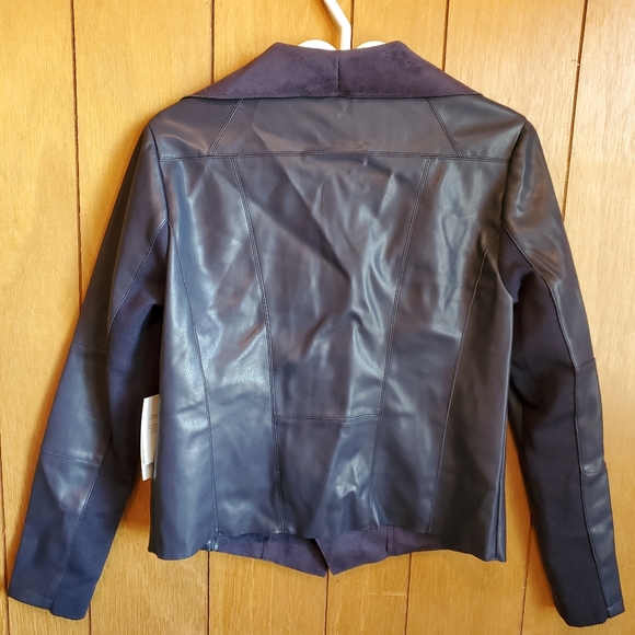Bagatelle Faux Leather and Suede Jacket - Picture 6 of 8